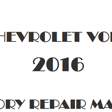 2016 Chevrolet Volt repair manual Image