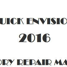 2016 Buick Envision repair manual Image