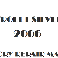 2006 Chevrolet Silverado repair manual Image