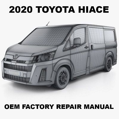 2020 Toyota Hiace repair manual Image