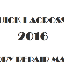 2016 Buick LaCrosse repair manual Image
