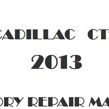 2013 Cadillac CTS repair manual Image