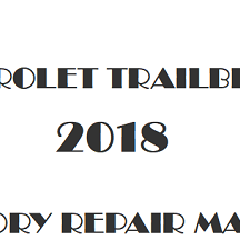 2018 Chevrolet TrailBlazer repair manual Image