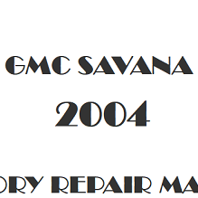 2004 GMC Savana repair manual Image