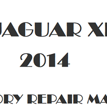 2014 Jaguar XF repair manual Image