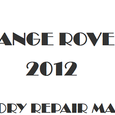 2012 Range Rover L322 repair manual Image