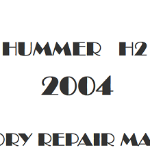 2004 Hummer H2 repair manual Image