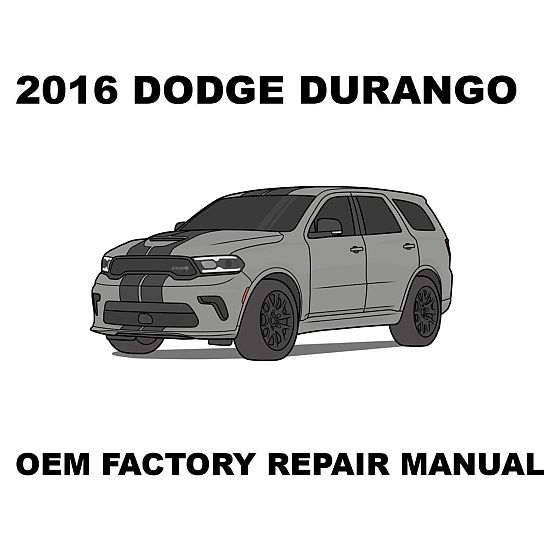 2016 Dodge Durango repair manual Image