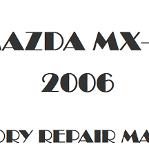 2006 Mazda MX-5 repair manual Image