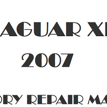 2007 Jaguar XK repair manual Image