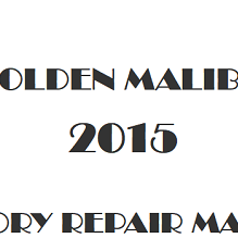 2015 Holden Malibu repair manual Image