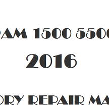 2016 Ram 1500 5500 repair manual Image