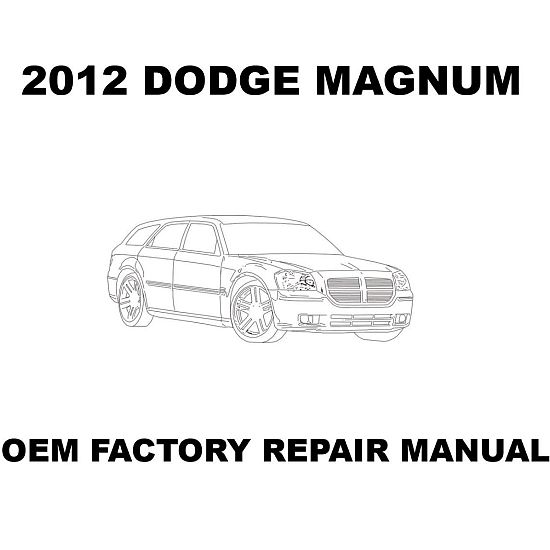 2012 Dodge Magnum repair manual Image