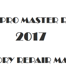 2017 Ram Pro Master Rapid repair manual Image