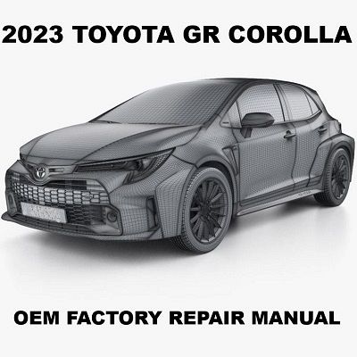 2023 Toyota GR Corolla repair manual Image