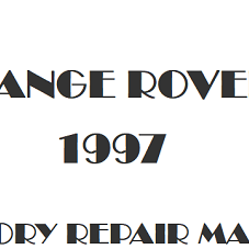1997 Range Rover P38a repair manual Image