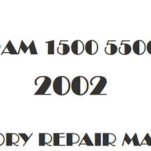 2002 Ram 1500 5500 repair manual Image