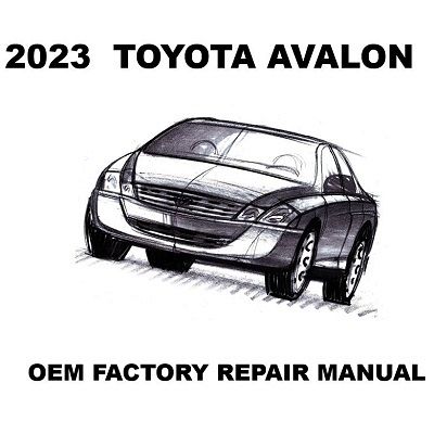 2023 Toyota Avalon repair manual Image