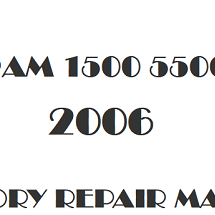 2006 Ram 1500 5500 repair manual Image
