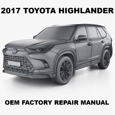 2017 Toyota Highlander repair manual Image