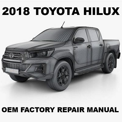 2018 Toyota Hilux repair manual Image