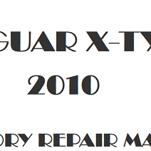2010 Jaguar X-TYPE repair manual Image