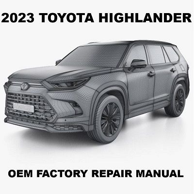 2023 Toyota Highlander repair manual Image
