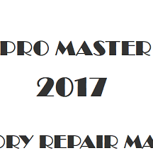 2017 Ram Pro Master City repair manual Image