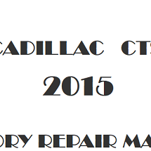 2015 Cadillac CTS repair manual Image