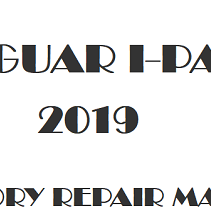 2019 Jaguar I-PACE repair manual Image