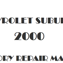 2000 Chevrolet Suburban repair manual Image