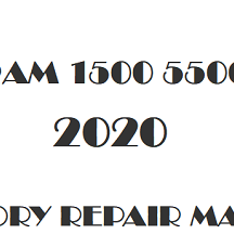 2020 Ram 1500 5500 repair manual Image