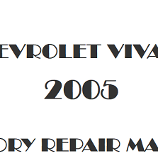 2005 Chevrolet Vivant repair manual Image