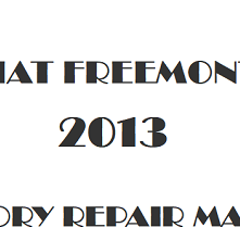 2013 Fiat Freemont repair manual Image