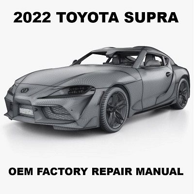 2022 Toyota Supra repair manual Image