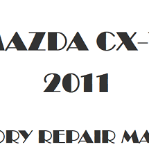 2011 Mazda CX-7 repair manual Image