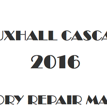 2016 Vauxhall Cascada repair manual Image