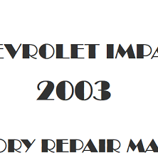 2003 Chevrolet Impala repair manual Image