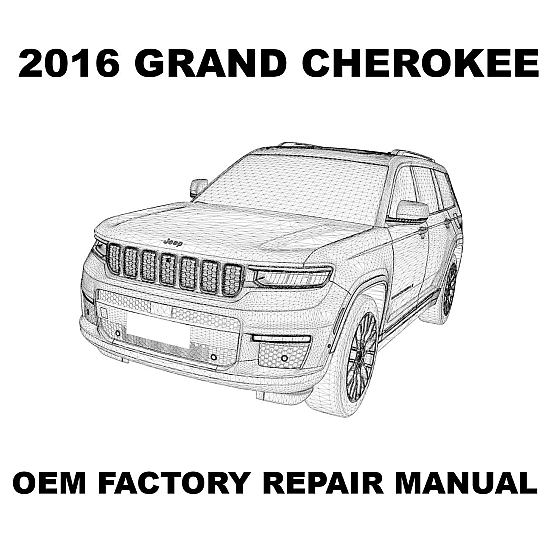 2016 Jeep Grand Cherokee repair manual Image