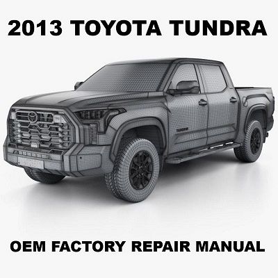 2013 Toyota Tundra repair manual Image