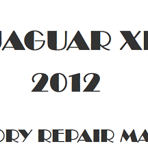 2012 Jaguar XK repair manual Image