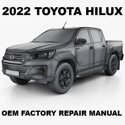 2022 Toyota Hilux repair manual Image
