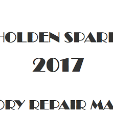 2017 Holden Spark repair manual Image