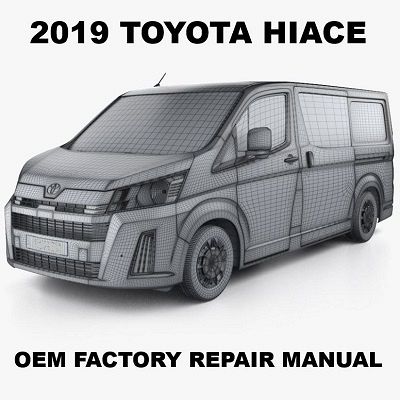 2019 Toyota Hiace repair manual Image