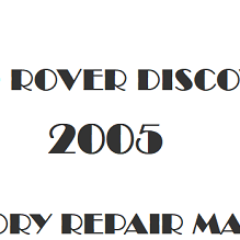 2005 Land Rover Discovery repair manual Image