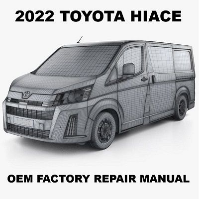 2022 Toyota Hiace repair manual Image