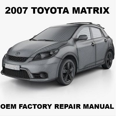 2007 Toyota Matrix repair manual Image