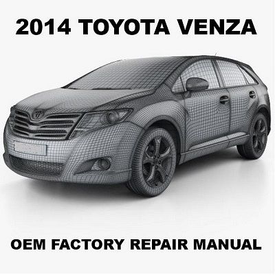 2014 Toyota Venza repair manual Image