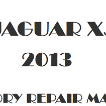 2013 Jaguar XJ repair manual Image
