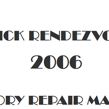 2006 Buick Rendezvous repair manual Image
